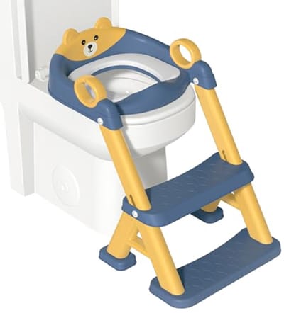 Toiletbril Peuters - Zindelijkheidstrainer - Zindelijkheidstraining - Verstelbare Hoogte - 56 cm - Grijs