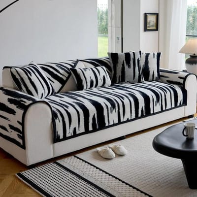 Verdikken Konijn Pluche Bankhoezen Luxe Antislip Zachte Bankkussen Slipcovers Hoge Kwaliteit Universele Bankhanddoek voor Woonkamer 1pc 30x50 pillowcase