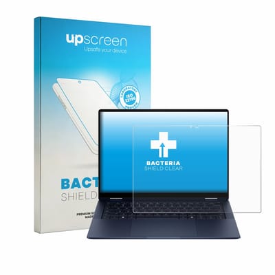 upscreen - Screenprotector voor HP EliteBook X Flip G2i 14" - Folie Beschermfolie transparant antibacterieel