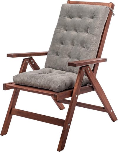 Comfortabel Stoelkussen voor Binnen en Buiten - Rug- en Zitkussen Set