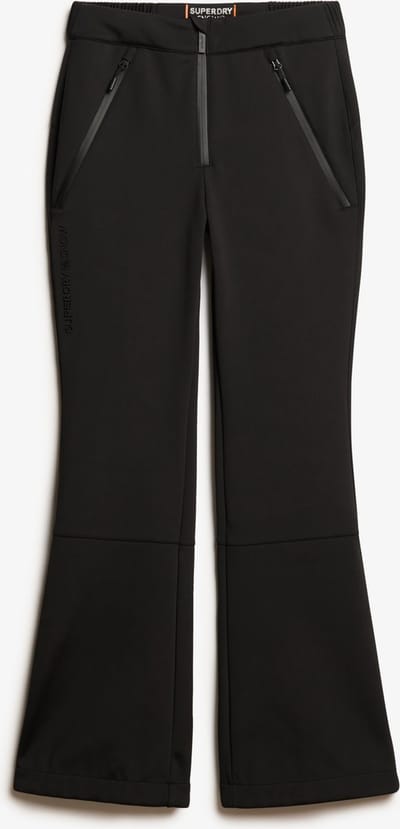 Superdry SKI SOFTSHELL SLIM TROUSERS Dames Wintersportbroek - Black - Maat M