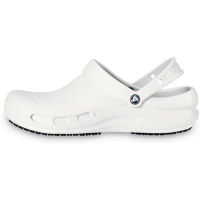 Crocs Bistro Slipbestendige Werkklomp Wit 10075-100 41-42 white