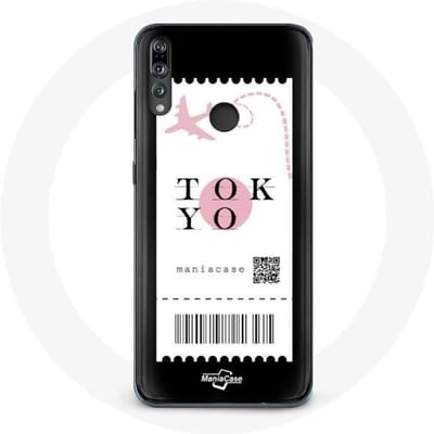 Coque - Huawei - P30 Lite - Billet d'avion - Souple - Noir