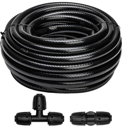 40 FT 1/2" Druppelirrigatieslang voor Tuin Irrigatiesysteem met Connectoren