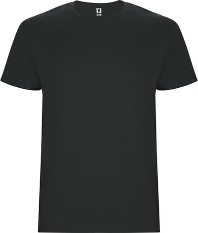 4 Pack T-shirts unisex met korte mouwen, 190 gram 'Stafford' Donkerlood Grijs - S