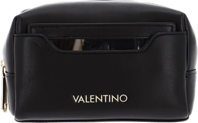 VALENTINO Toilettas Chamonix Re Soft Cosmetic Case Nero Zwart