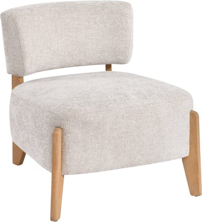 PTMD Vale Fauteuil Legacy 15 Dove Rubber Wood