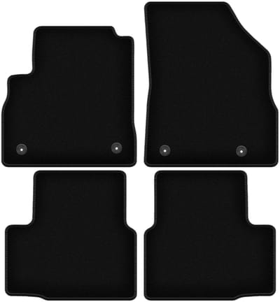 BASIC zwarte veloursmatten voor: Opel Astra K sedan, hatchback, stationwagen (2015-)