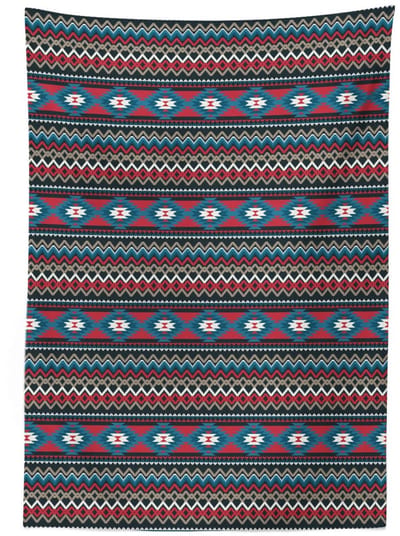 ABAKUHAUS Tafelkleed 140x240 Satijn – Multikleur, Binnen/Buiten