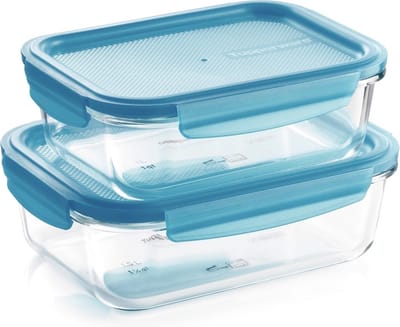 Tupperware Premiaglas schaal (set van 2) nieuw in het assortiment van Tupperware