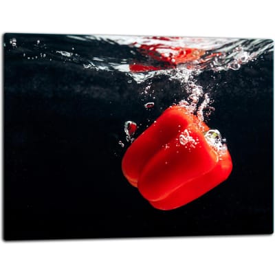 TMK ArtDeko Serie - Snijplank - 52x40 cm - Glas - Paprika Design
