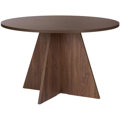Asir - Eettafel - Okkernootkleur - 120 x 120 x 75 cm