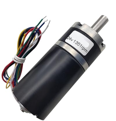 Gelijkstroommotor - DC Motor - Industriële Automatisering - Instelbare Snelheid - 357 RPM - Zwart