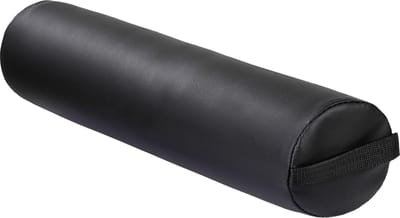 tectake® Massagerol - 64 x ø 15 cm - Massagetafel Knierol - Nekkussen - Kniekussen - Rolkussen voor massage - Volle rol - Zwart
