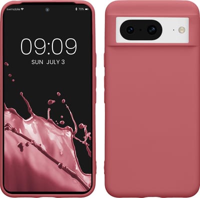 kwmobile telefoonhoesje geschikt voor Google Pixel 8 - Hoesje voor smartphone - Back cover in donkerroze
