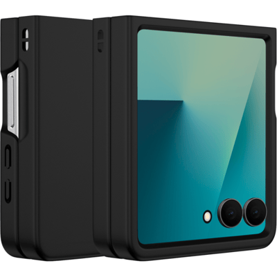 ShieldCase Slim Case geschikt voor Samsung Galaxy Z Flip 7 – Zwart Telefoonhoesje – Dunne & Flexibele Backcover – Schokbestendige Softcase – Slank Design voor Z Flip7