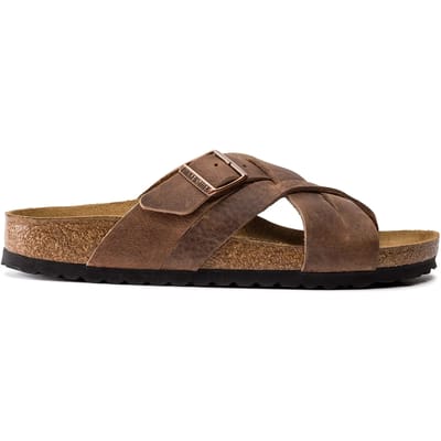 Leren sandalen Birkenstock Lugano