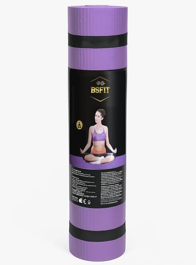 Yoga en Pilates Fitnessmat - Antislip, Milieuvriendelijk TPE met Draagriem