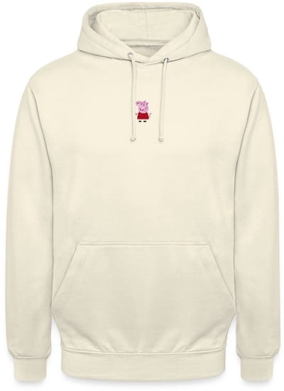 Peppa Pig Borduurwerk Hoodie Unisex