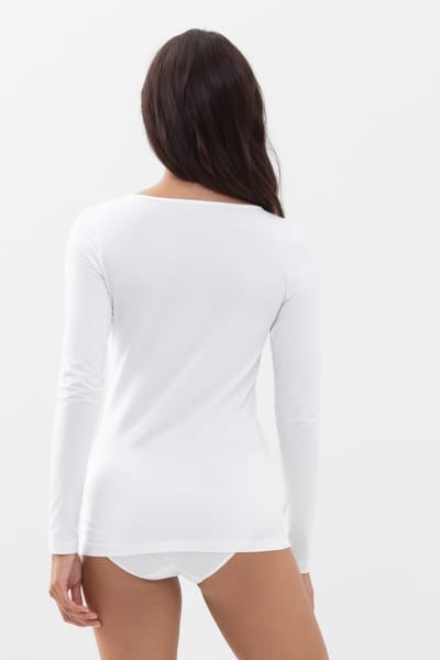 mey Damen Top 1/1-Lange Mouwen Serie Cotton Pure