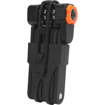 Opvouwbaar Fietsslot Diefstalbestendig Wachtwoordslot Mountainbike Fietsaccessoires Elektrische Fiets Vast black