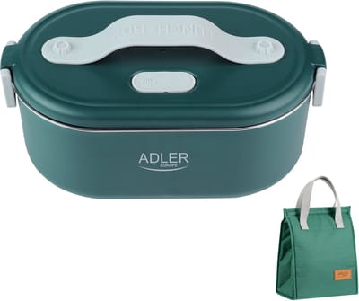 Adler AD 4522 - Elektrische lunchbox - 0,8 liter - Groen - met Thermozak 5 liter