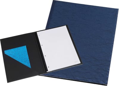 Rillstab Schrijfmap Incl. Gelinieerd A4 Slimbloc Faro Gewolkt Blauw