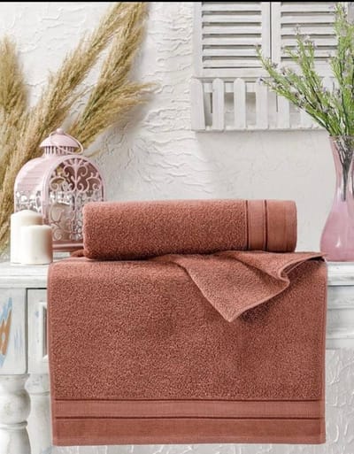 Lubna Home  Badhanddoekset TERRA Gekamde Katoen 70x140-50x90cm ELENA