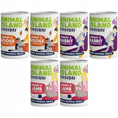 Animal Island Everyday Serie - Kattenvoer - Mix Smaken - 6x400g