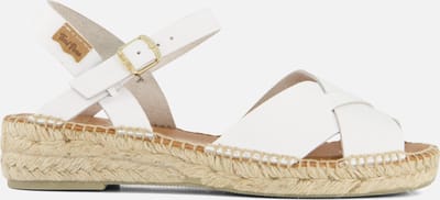 Toni Pons Esther Espadrille wit Leer - Dames - Maat 37