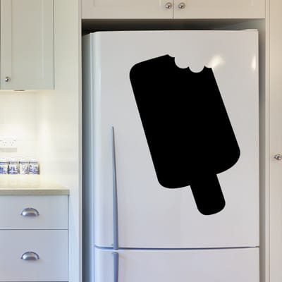 Schoolbord muursticker - uitwisbare zelfklevende muurstickers - IJsjes - 40x30cm