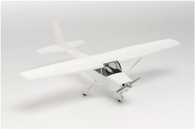 Herpa 013789-002 H0 Vliegtuig Sportvliegtuig, propeller zilver