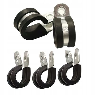 Klemband met Rubberen Vulling - 5 stuks - 6 mm