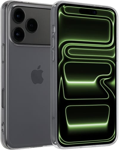 Hoesje Geschikt voor Apple iPhone 17 Pro Max / 18 Pro Max - Sterk & Shockproof - Hoes Cover - Siliconen Case - Transparant