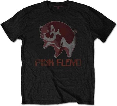Pink Floyd - Ethnic Pig Heren T-shirt - S - Zwart