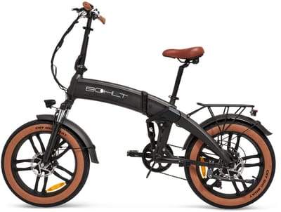 BOHLT F20 - Elektrische Vouwfiets - Fatbike - 250W Motor - Max 55 kilometer radius - 7 Versnellingen - Tot 25 km/u - Zwart