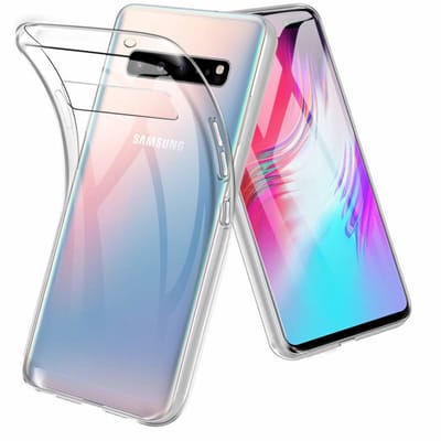 Ntech Hoesje Geschikt Voor Samsung Galaxy S10 5G Hard Back Hoesje - Transparent