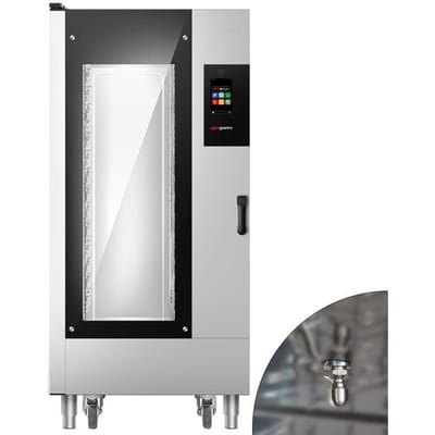 GGM Gastro Bäckerei-Kombidämpfer - Touch - 16x EN 600x400 - inkl. Gestellwagen & Waschsystem