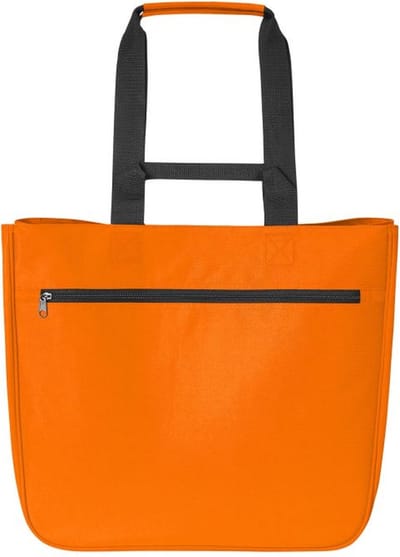 Shopper - boodschappentas – oranje – 30 Liter – 37 x 40 x 20 cm - 100% gerecycled materiaal - praktisch – Halfar