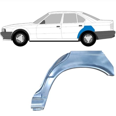 Reparatiepaneel achterspatbord voor BMW 5 E34 1987-1997 / Links / SEDAN