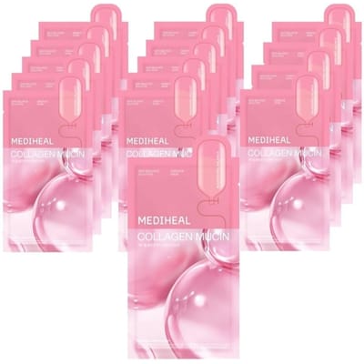 Mediheal Collageen Mucine Essentie Masker 15 stuks + WILLEKEURIG CADEAU