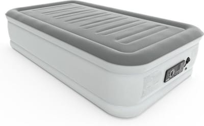 Thuys - Luxe Luchtbed 1 Persoon 188x99x48cm – Dubbele Pomp, Anti-Leegloop, USB-poort en Nachtlampje, voor Binnen en Buiten