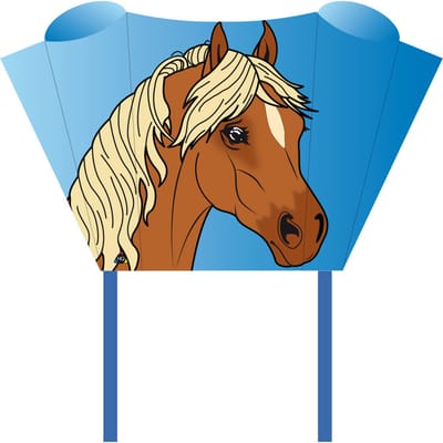 Kindervlieger HQ Sleddy Pony 100080 Blauw 76 x 50 cm + 190 cm staart