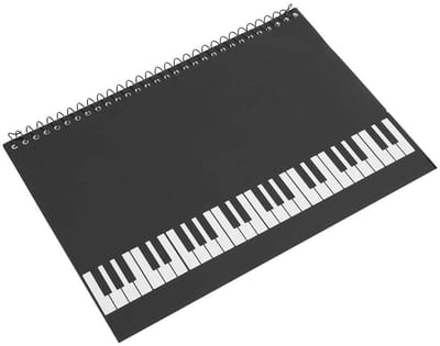 Dailygoods- Muziekpapier 50 Pagina's - Manuscript Papier - Muziekpartituur - Lege Blad - Schrijven - Veilig Gebruik - Notitieboek