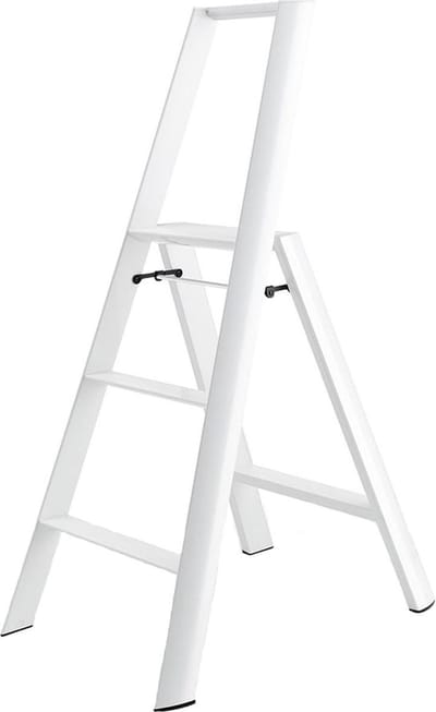 Hasegawa Design Ladder  - Wit  - 3-staps - Lucano ML