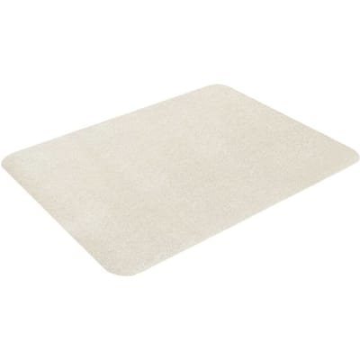 Tapis de chaise de sol adhésif antidérapant, pour bureau, maison, bureau, protection contre les rayures blanc