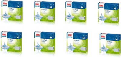 Juwel - Biopad M (compact) - Watten - Filtermateriaal - Wit - 8 stuks - Voordeelverpakking