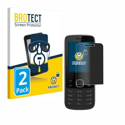 BROTECT - privacy screenprotector voor Nokia 225 4G - Folie Beschermfolie Blauwlichtfilter 2 Stuks