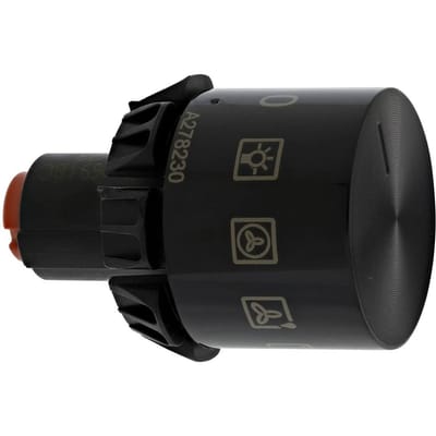 AEG knop, functies, zwart, 9+0 140278230051
