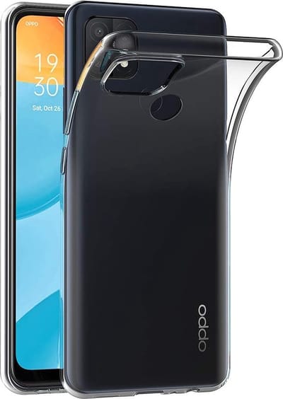 Hoesje voor Oppo A15 backcover Shockproof siliconen Transparant